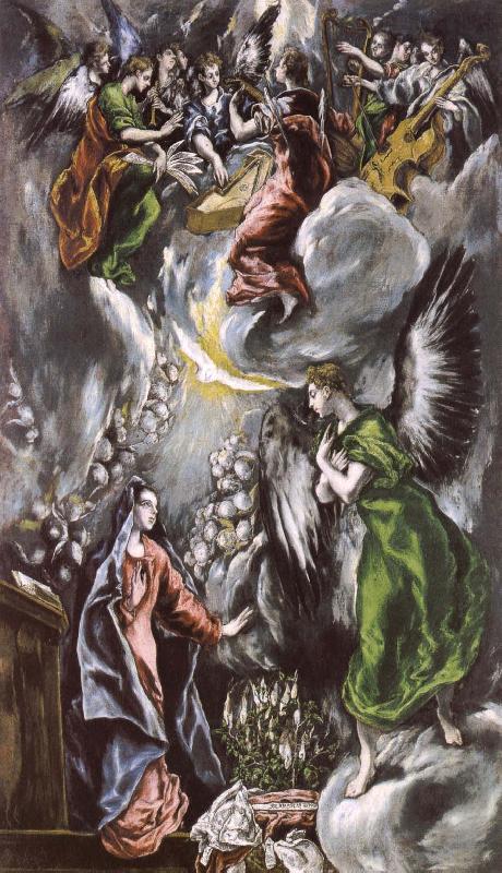 El Greco The Annuciation oil painting picture